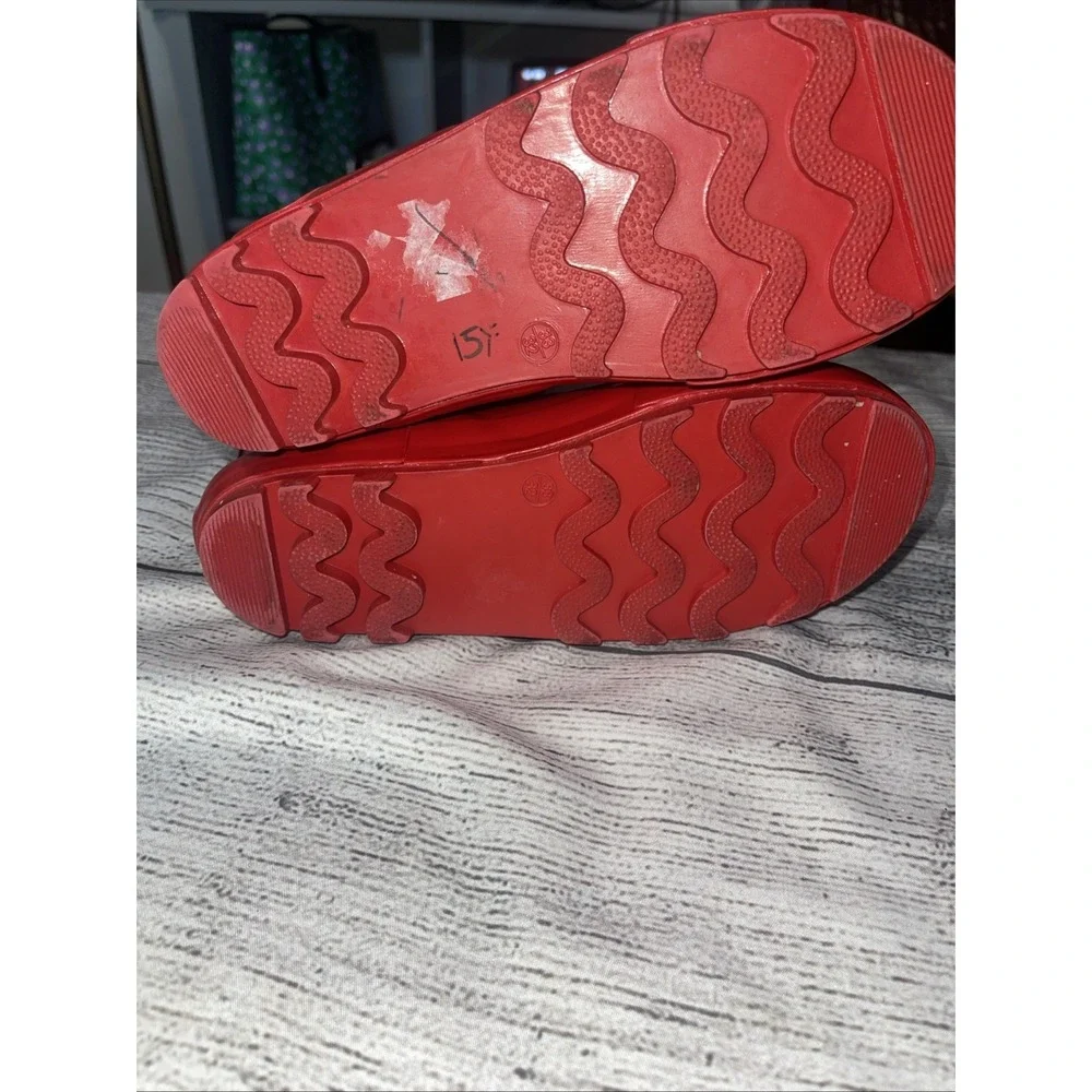 Vintage‎ Disney Pixar Cars Rubber Rain Boots Kids Size 1Y-1.5Y